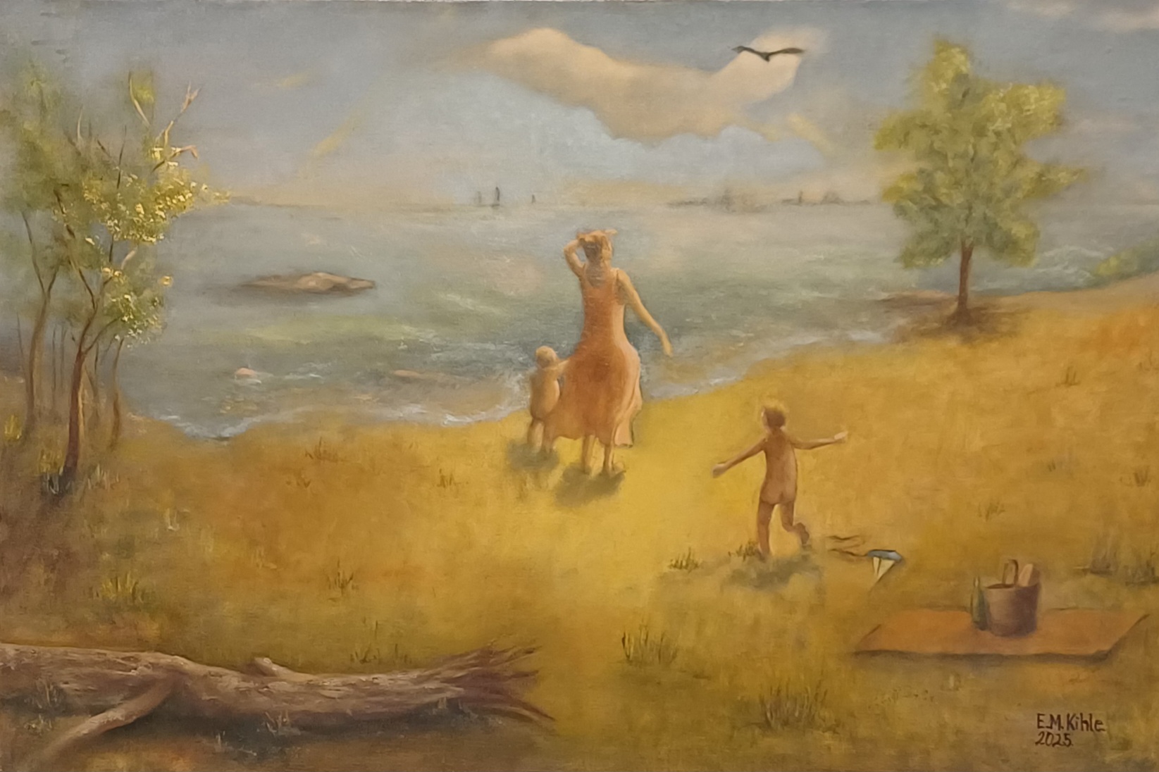 Sommertid. Oil on linen canvas 40×50 cm.